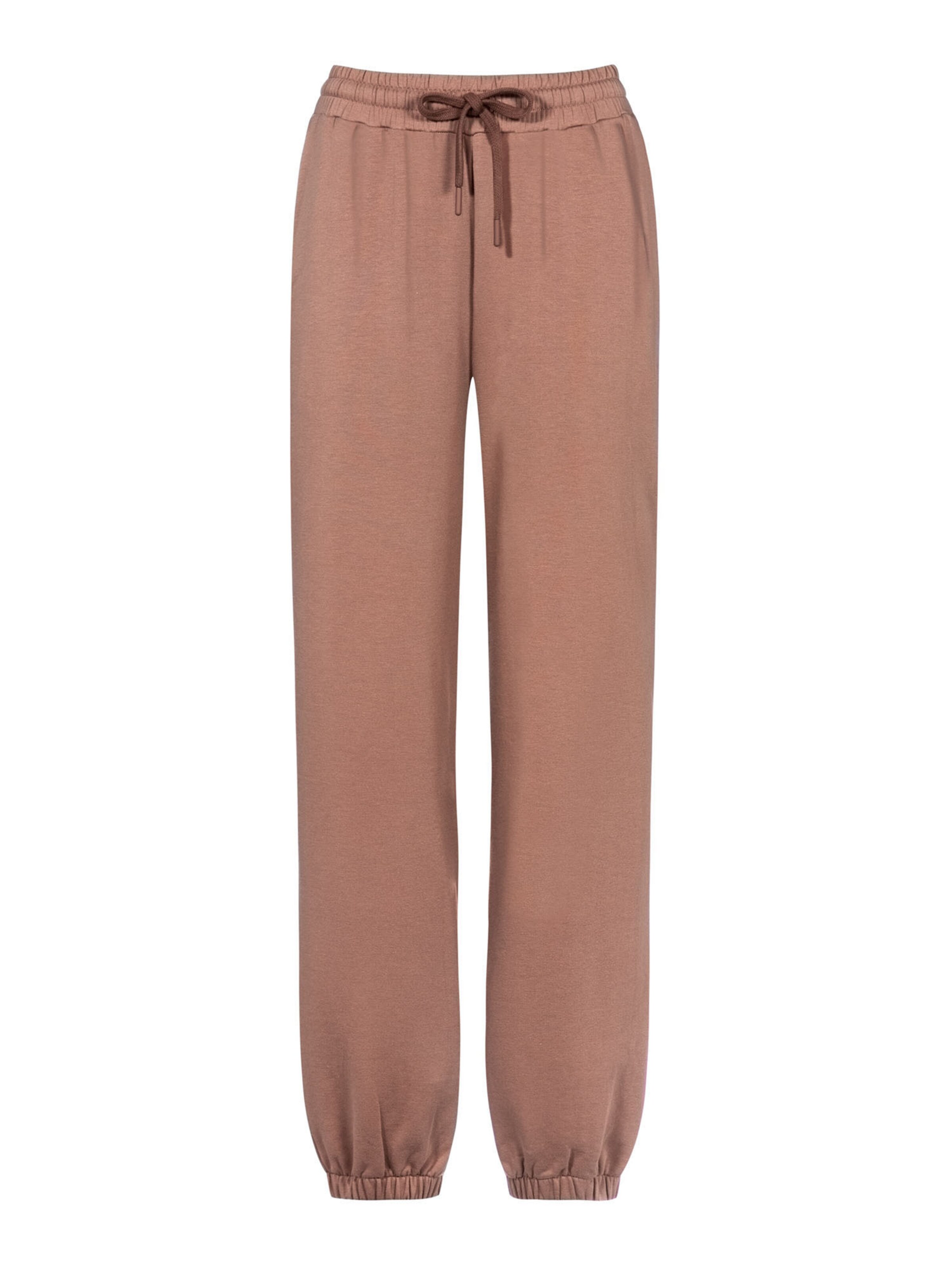 Mey Tapered Broek 'Rose' in Bruin: voorkant