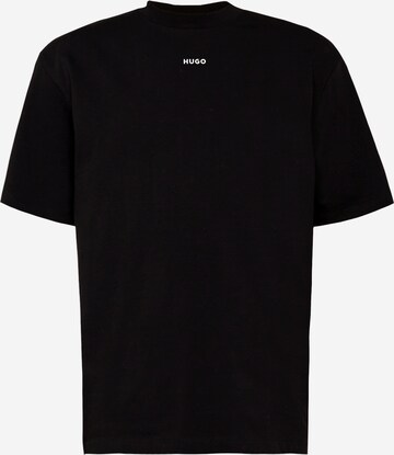 HUGO Shirt 'Dapolino' in Black: front