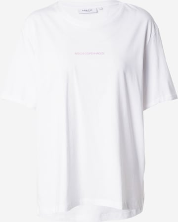 MSCH COPENHAGEN T-shirt 'Terina' i vit: framsida