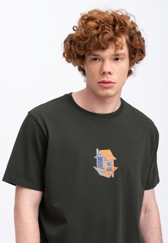 Kaft Shirt 'The Land' in Grijs