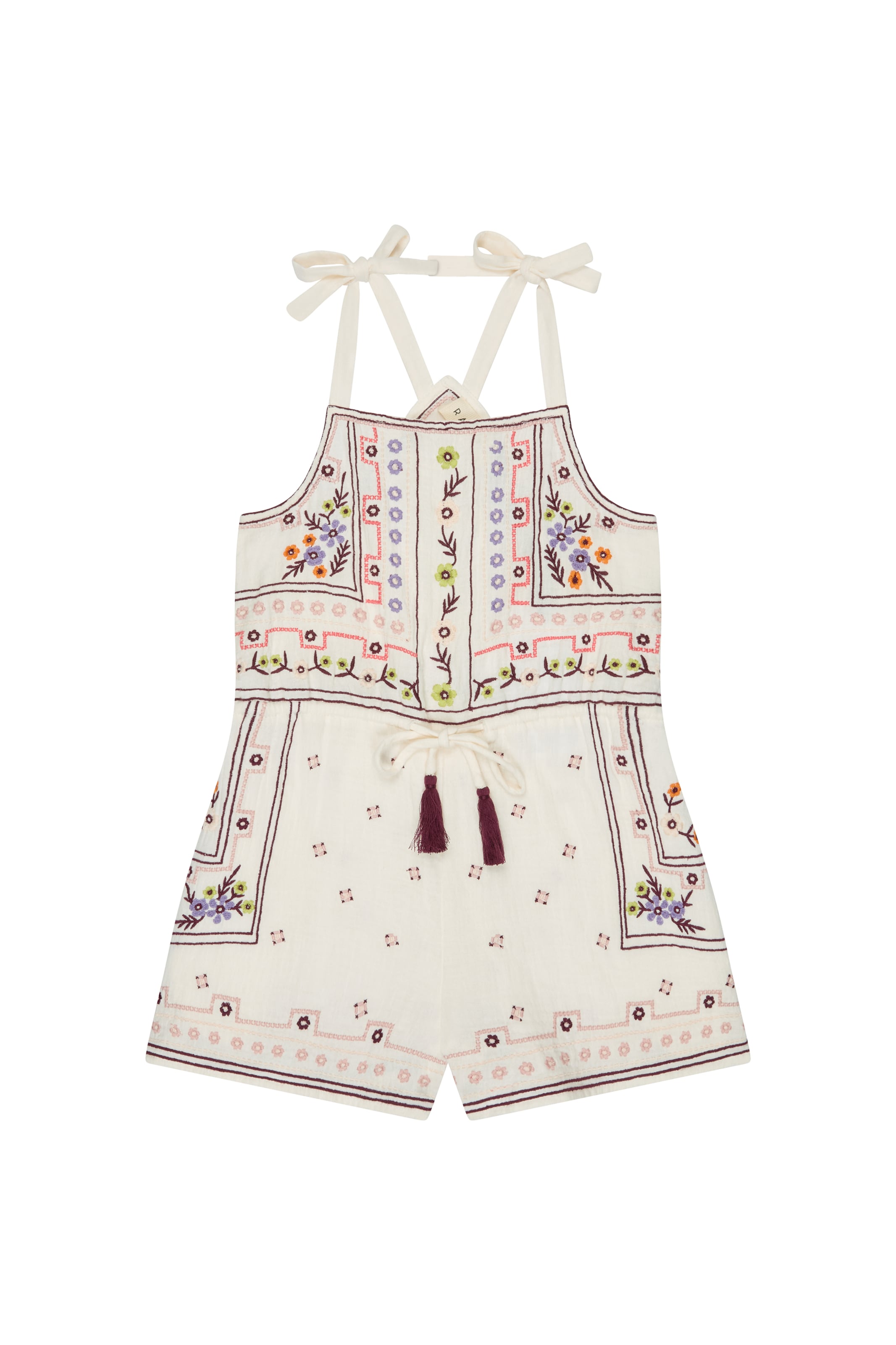 RAFFYA Jumpsuit in Weiß: Vorderseite
