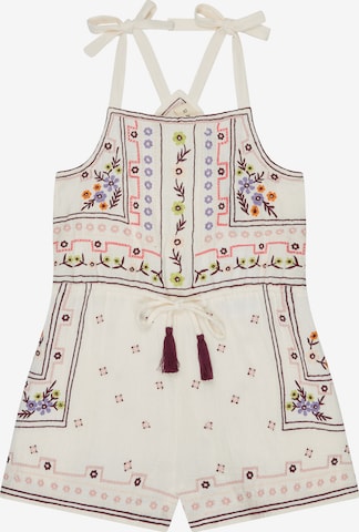 RAFFYA Jumpsuit in Weiß: Vorderseite