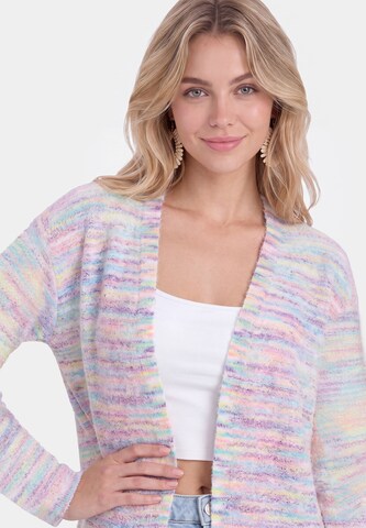 Cardigan IZIA en mélange de couleurs
