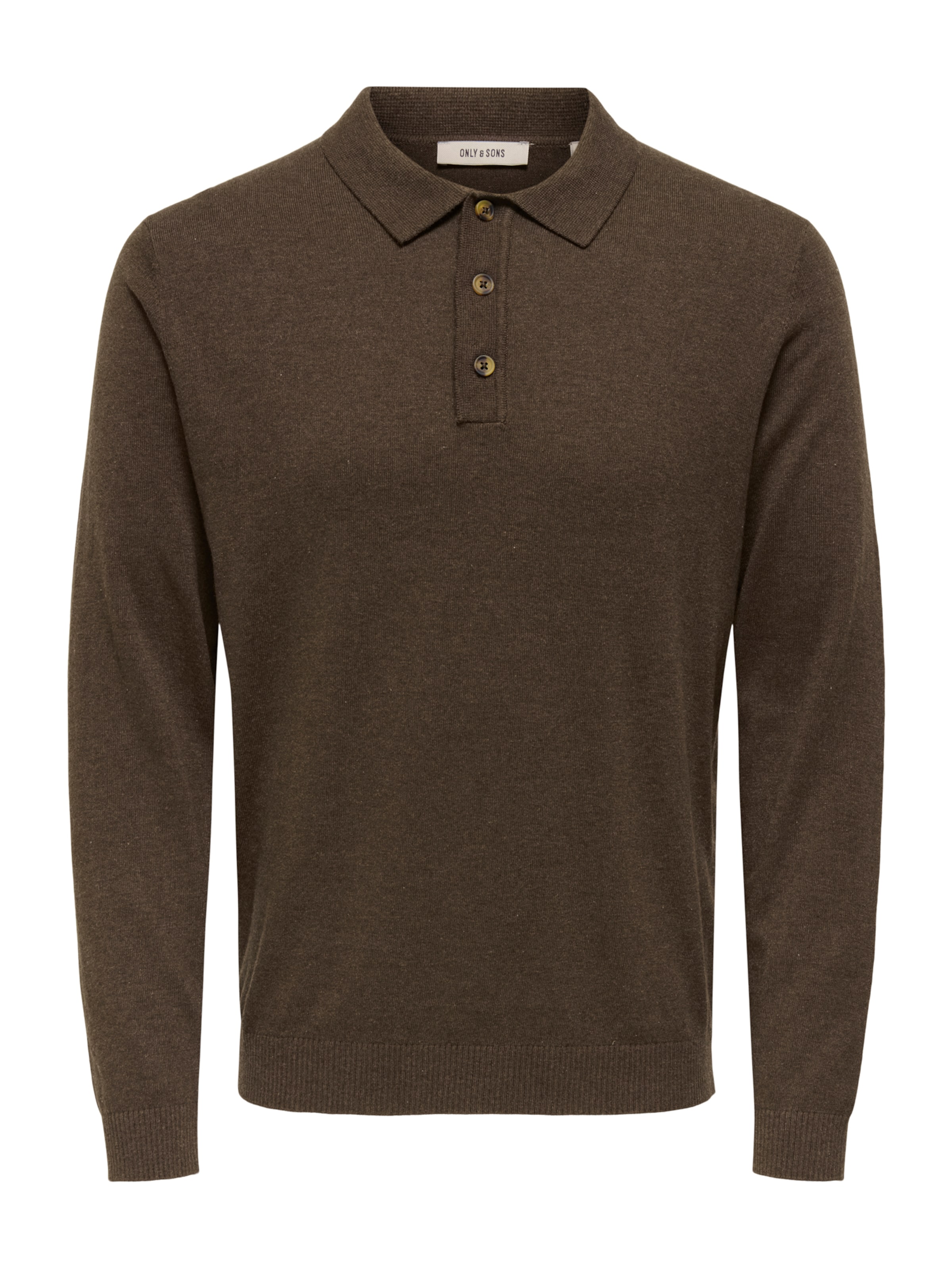 Only & Sons Sweater 'ONSLoui' in Chocolate, Item view