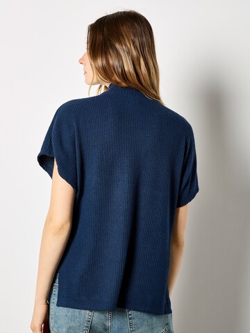 Haut ' ' Apricot en bleu