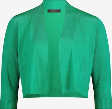 Vera Mont Knit Cardigan in Green: front