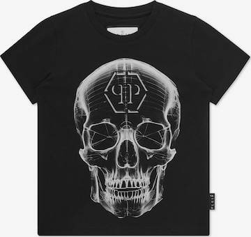 Philipp Plein Shirt 'Skull' in Zwart: voorkant