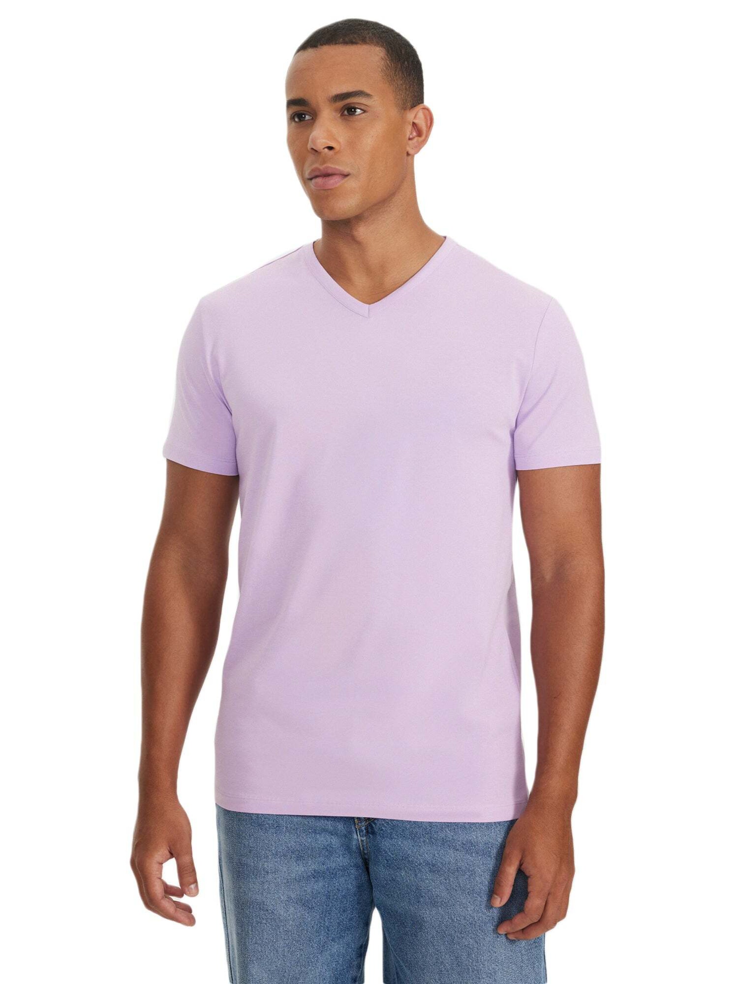 Maglietta 'Theo' di WESTMARK LONDON in lilla: frontale