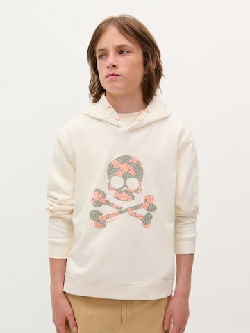 Scalpers Sweatshirt ' ' in White: front