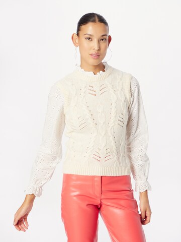 River Island Blouse in Beige: front