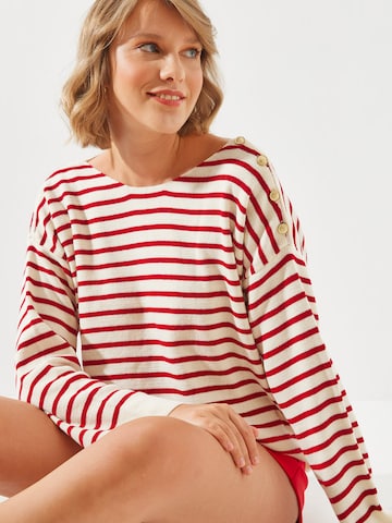 Bianco Lucci Πουλόβερ σε μπεζ: μπροστά