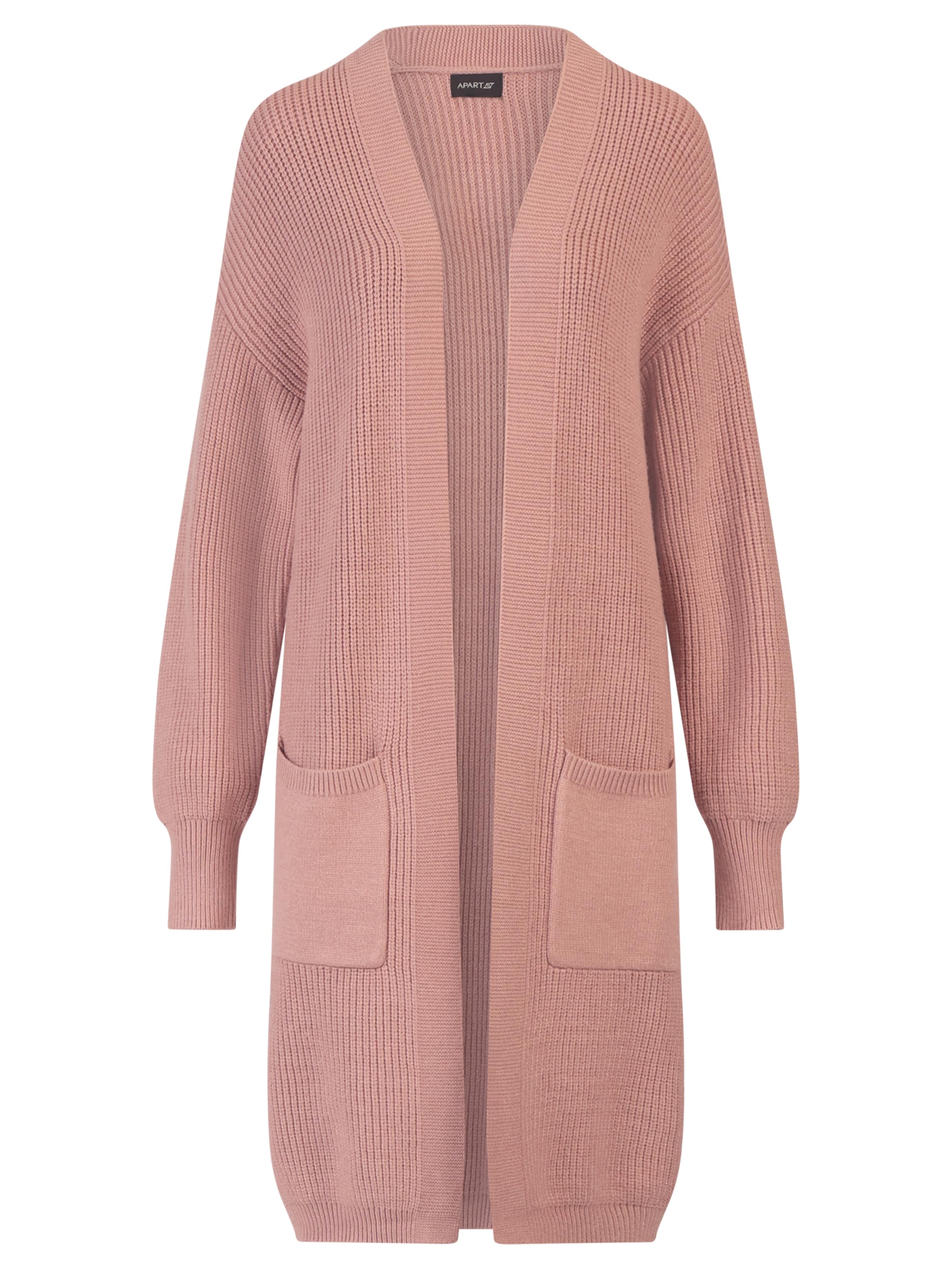 APART Knit Cardigan in Beige: front