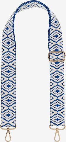 styleBREAKER Taschenzubehör 'Wechsel Taschengurt Azteken Muster' in Blau: Vorderseite