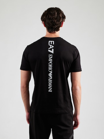 EA7 Emporio Armani - Camiseta en negro: frente
