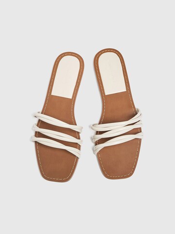 Pull&Bear Pantolette i beige