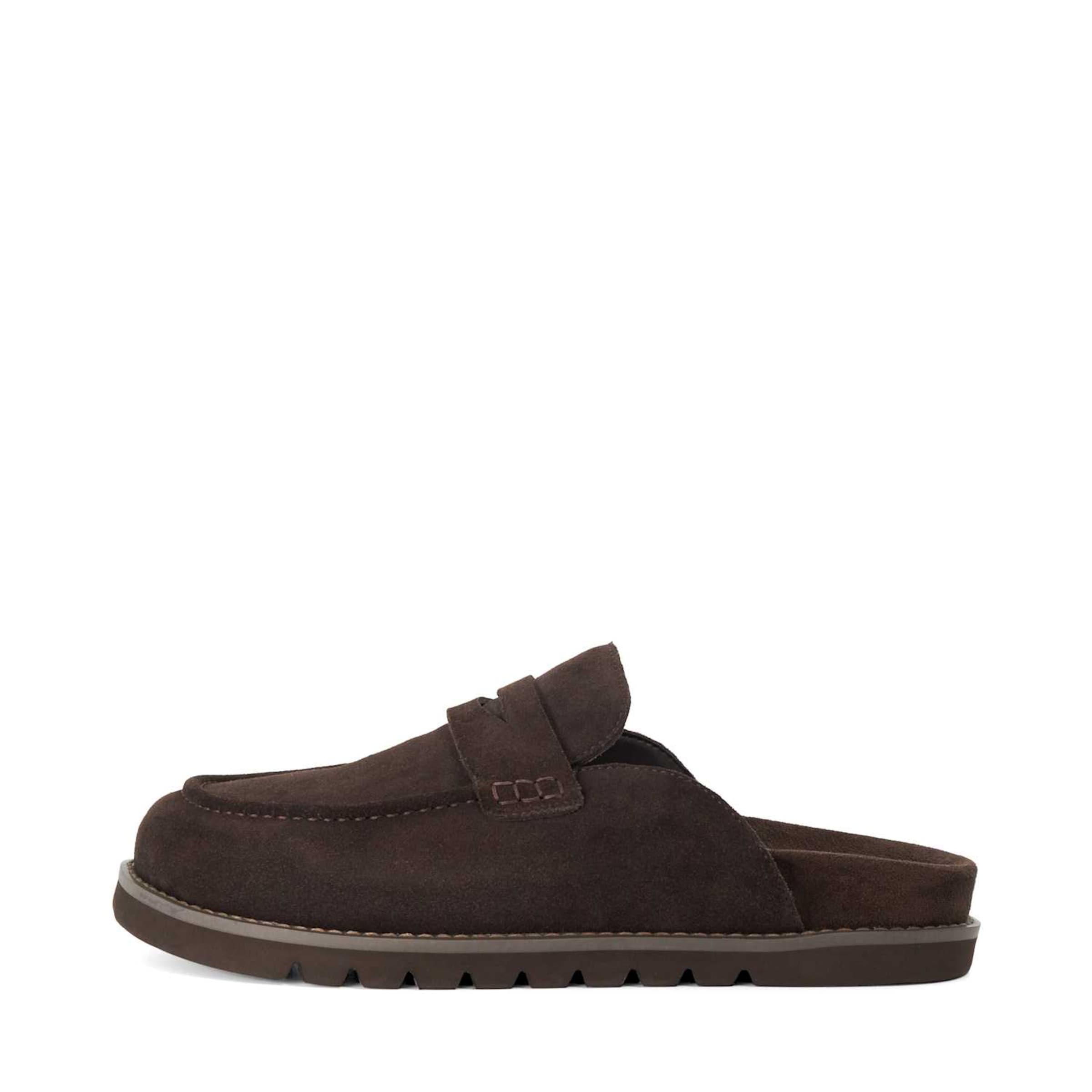 Mule 'Goldens' Dune LONDON en marron