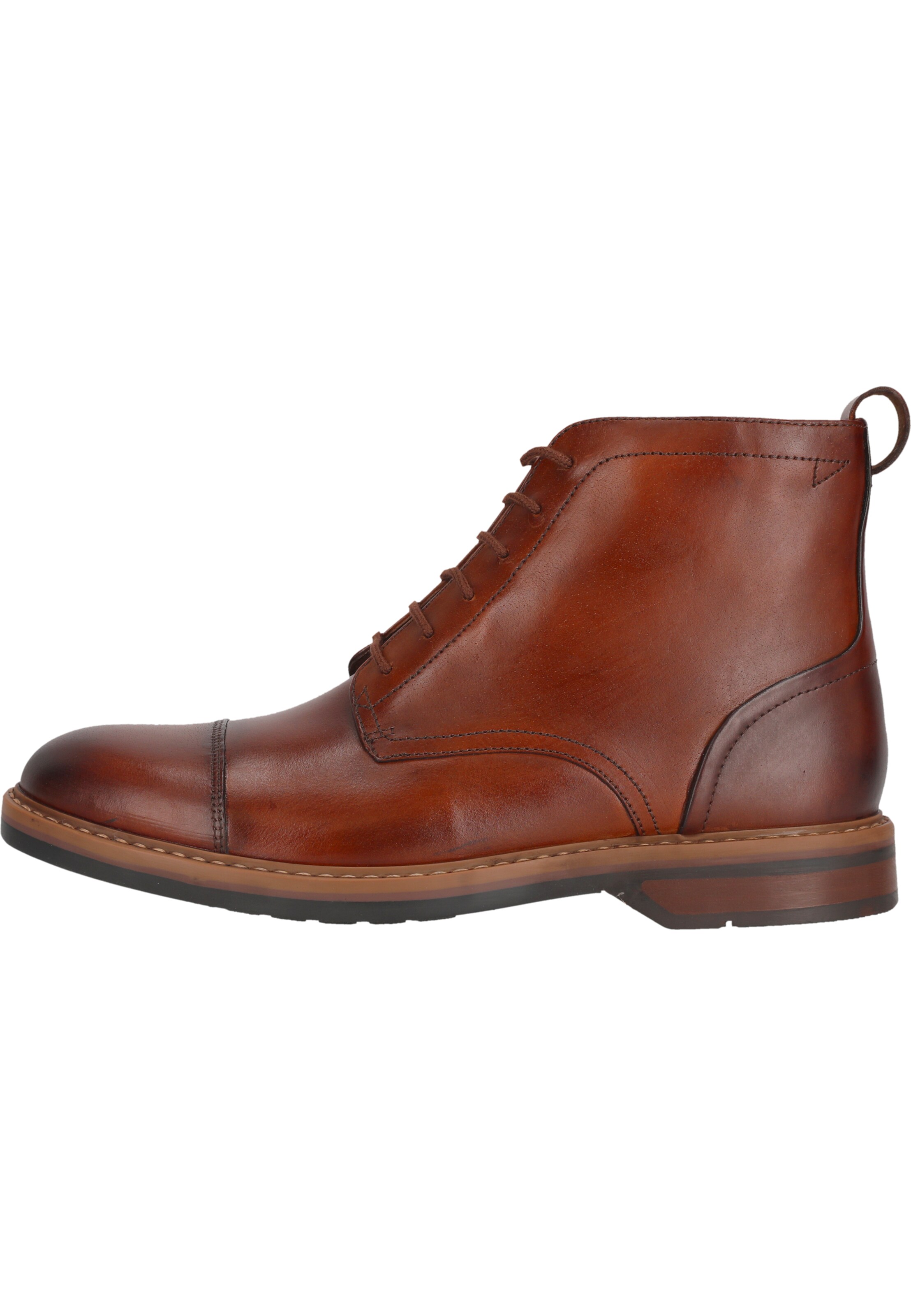 CLARKS Lace-up boot 'Aldwin Cap' in Brown
