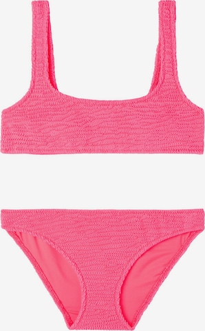 CALZEDONIA Swimsuit 'CRINKLE WAVES' in Pink: front