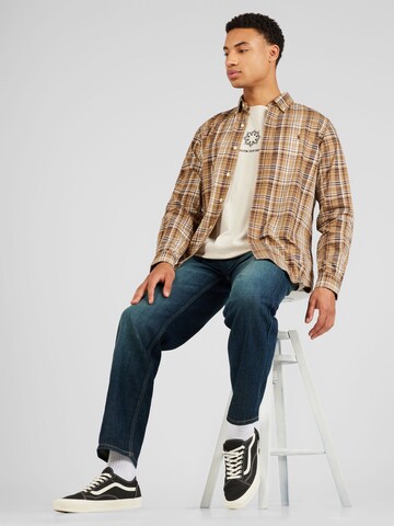 WEEKDAY Wide Leg Jeans 'Galaxy Hanson' in Blau