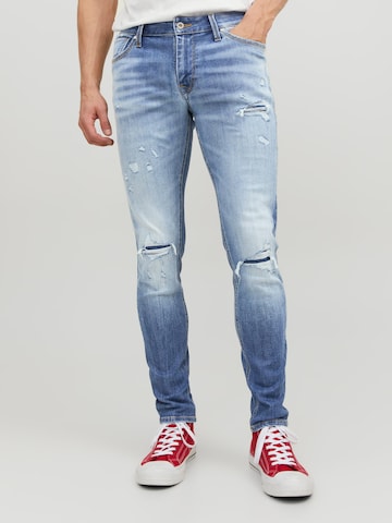 JACK & JONES Slim fit Jeans 'Liam Seal' in Blue: front