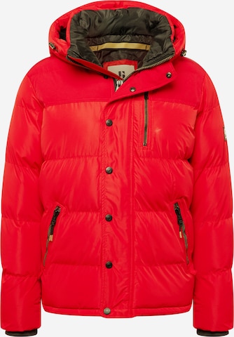 GARCIA Zimní bunda – červená: přední strana