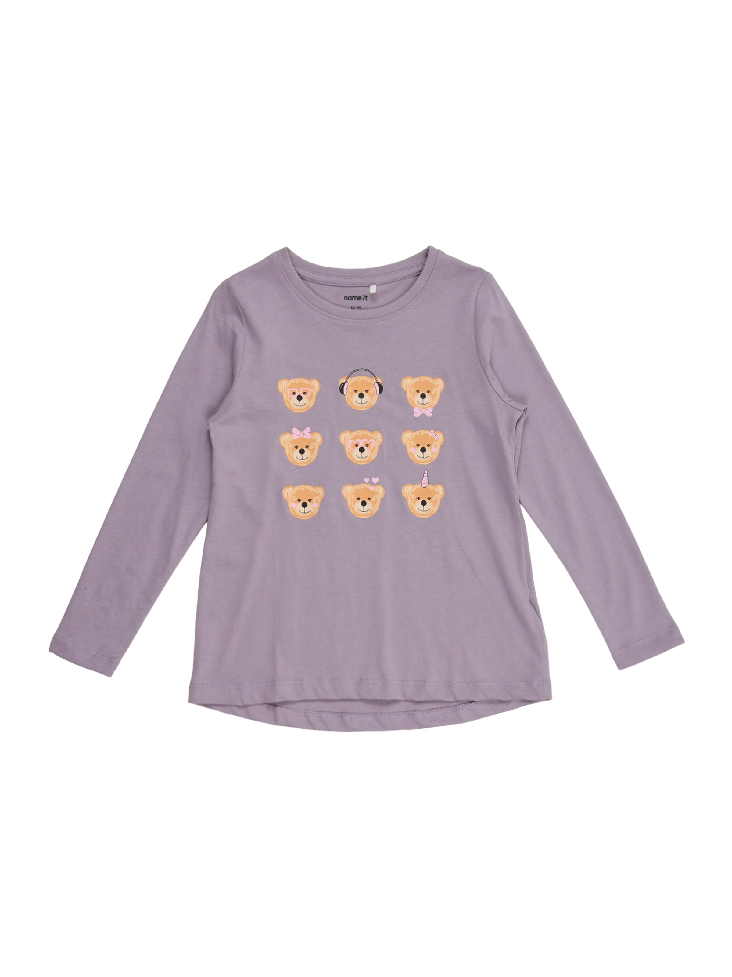 NAME IT T-shirt 'NMFVIOLET' i lila: framsida