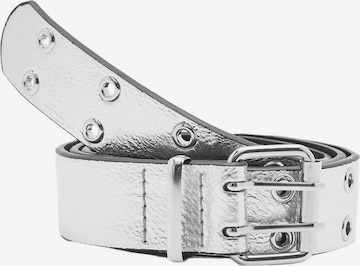 Ceinture Pull&Bear en argent : devant