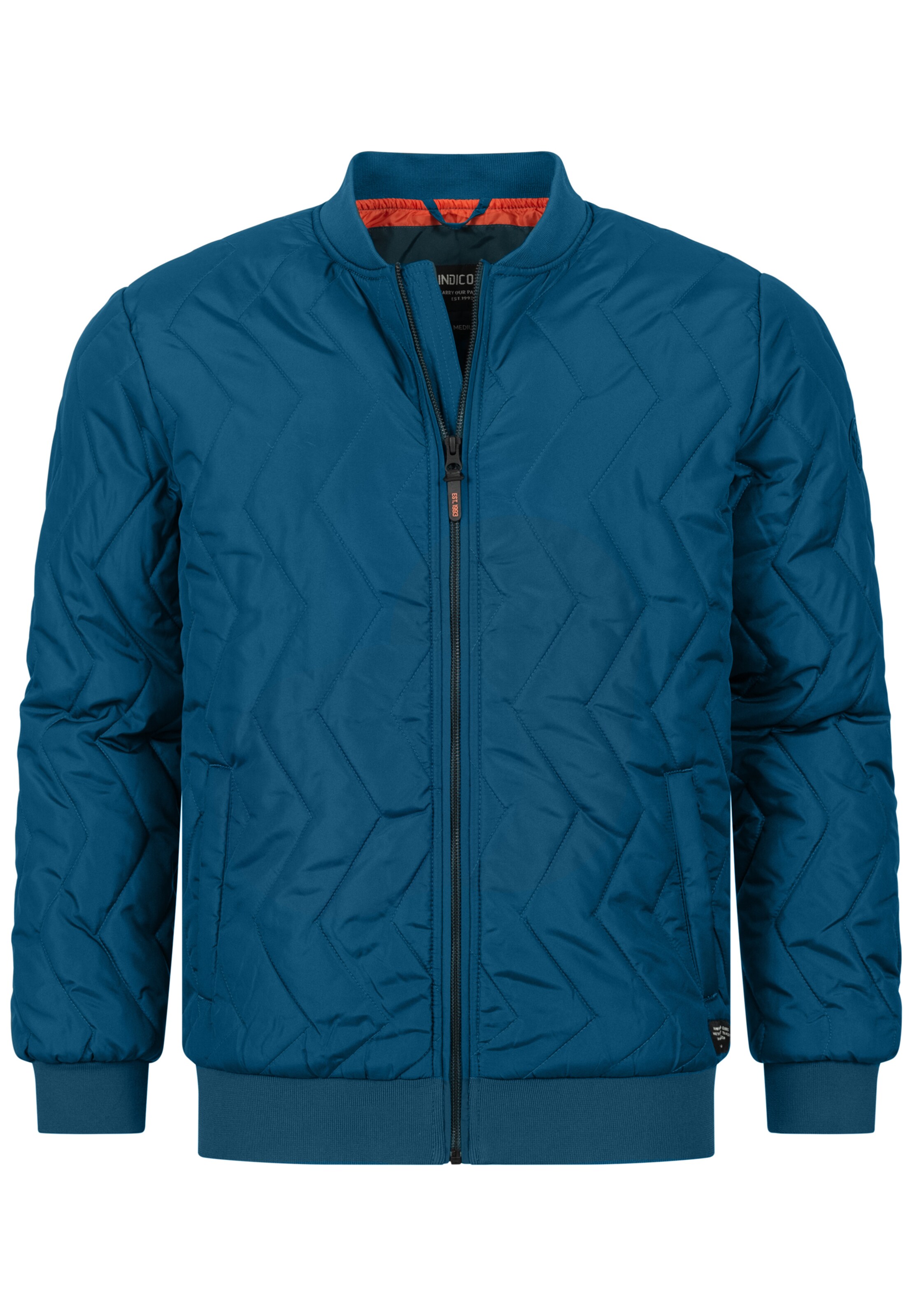 INDICODE JEANS Übergangsjacke ' INGatlin ' in Blau: Vorderseite