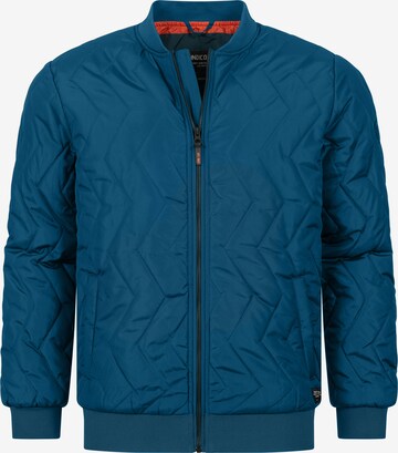 INDICODE JEANS Between-Season Jacket ' INGatlin ' in Blue: front