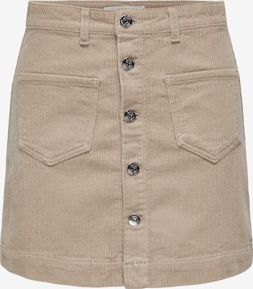 ONLY Skirt 'ONLAmazing' in Beige: front