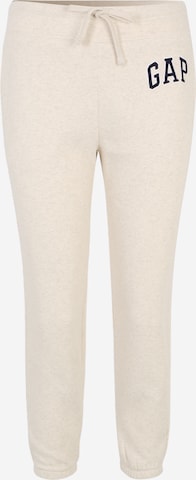 Effilé Pantalon 'HERITAGE' Gap Petite en beige : devant