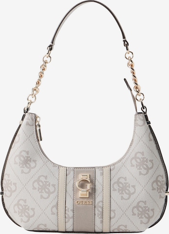 GUESSTorba za na rame 'ERENIA TOP ZIP SHOULDER BAG' - bež boja: prednji dio