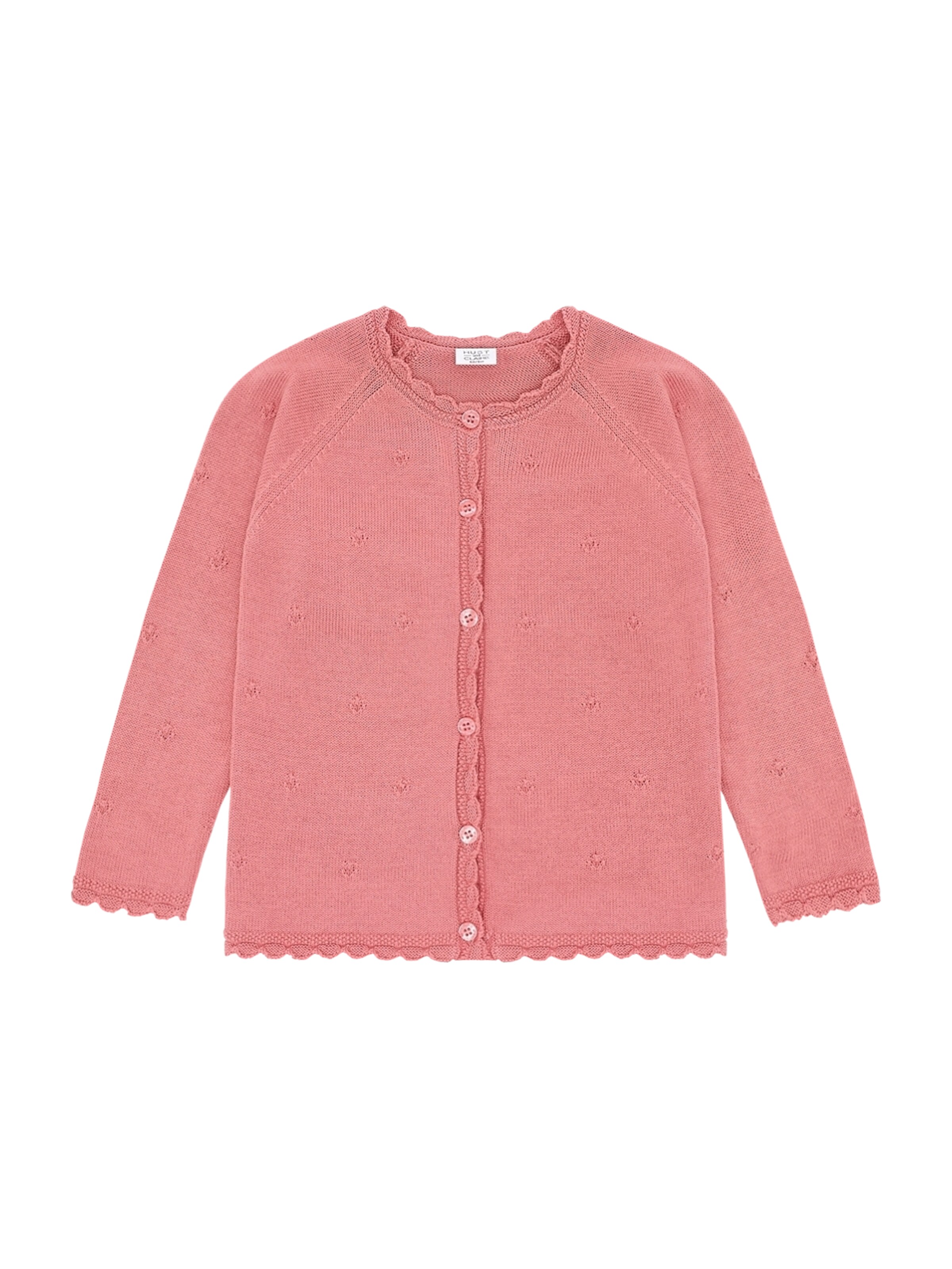 Hust & Claire Gebreid vest 'Cilja' in Roze: voorkant