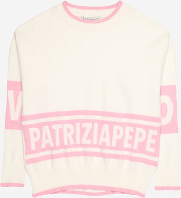 PATRIZIA PEPE Pullover in Weiß: predná strana