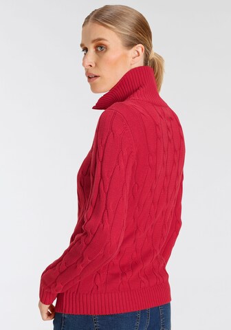 DELMAO Sweater in Red