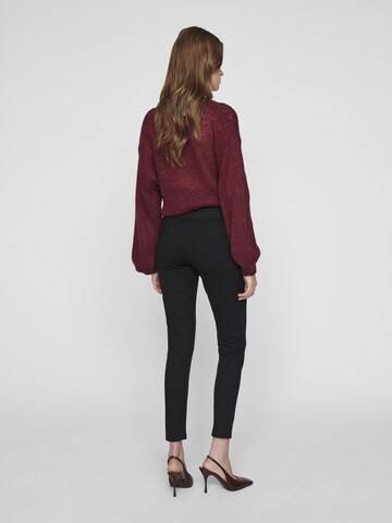 VILA Skinny Leggings 'VIPAN' in Black