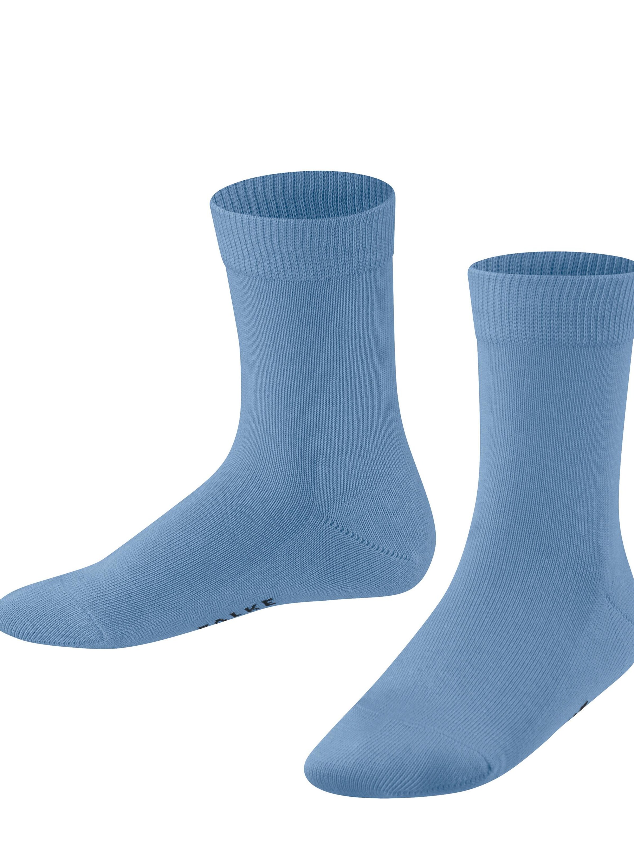 FALKE Socks 'Family' in Blue: front