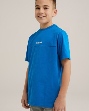 WE Fashion Shirt in Blue: front