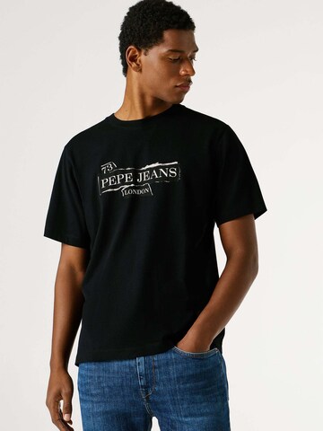 Maglietta 'GRIFFIN TEE' di Pepe Jeans in nero: frontale