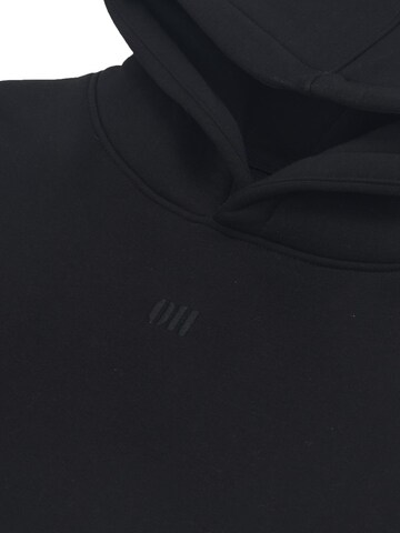 Ossy Homer Sweatshirt 'Temel Büyük Boy Kapüşonlu - 3-Faden, innen angeraut, mit Fleece' in Schwarz