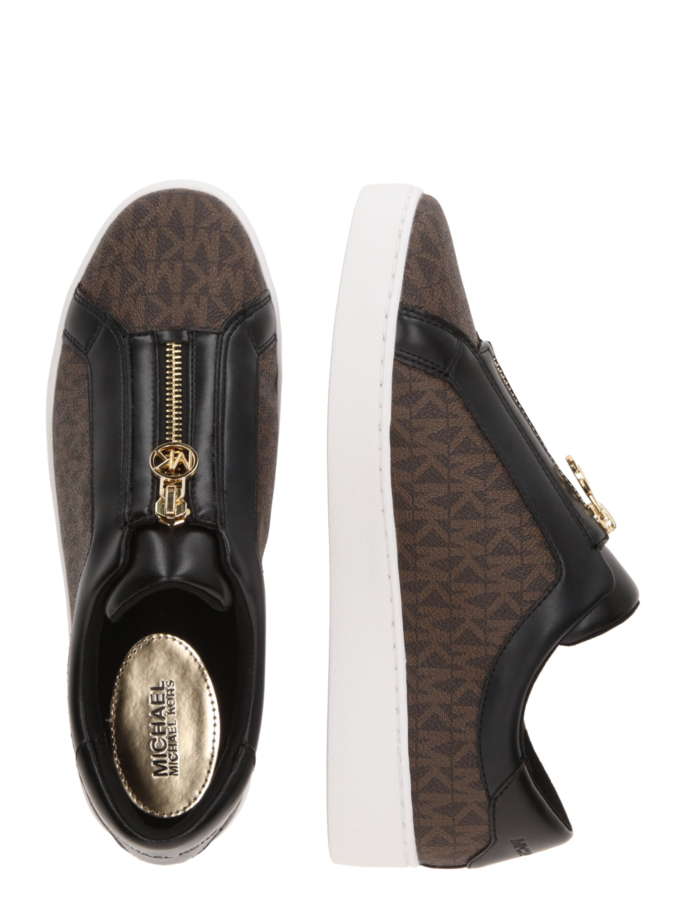 MICHAEL Michael Kors Natikač 'KEATON' | rjava barva