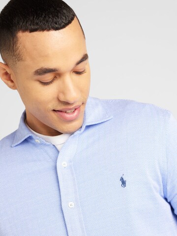 Coupe slim Chemise Polo Ralph Lauren en bleu