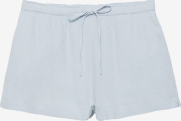 Pull&Bear Štandardný strih Nohavice - Modrá: predná strana