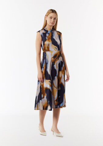 COMMA Jurk in Blauw: voorkant