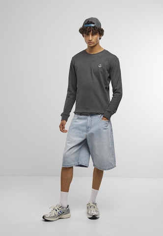 Sweat-shirt 'Anchor' Mister Tee en gris