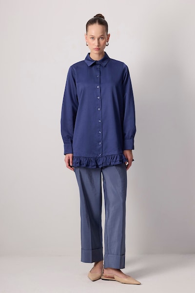 Touche Prive Blouse in marine blue, Item view