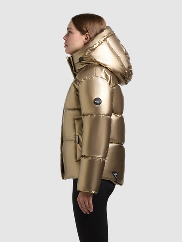 khujo Winter Jacket 'Devina' in Gold