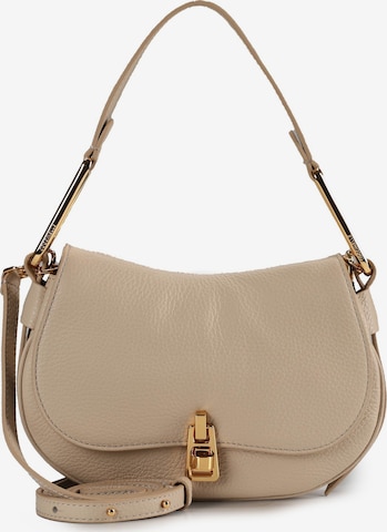 Borsa a mano 'Magie' di Coccinelle in beige: frontale