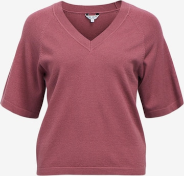 OBJECT Sweater 'OBJTHESS' in Pink: front