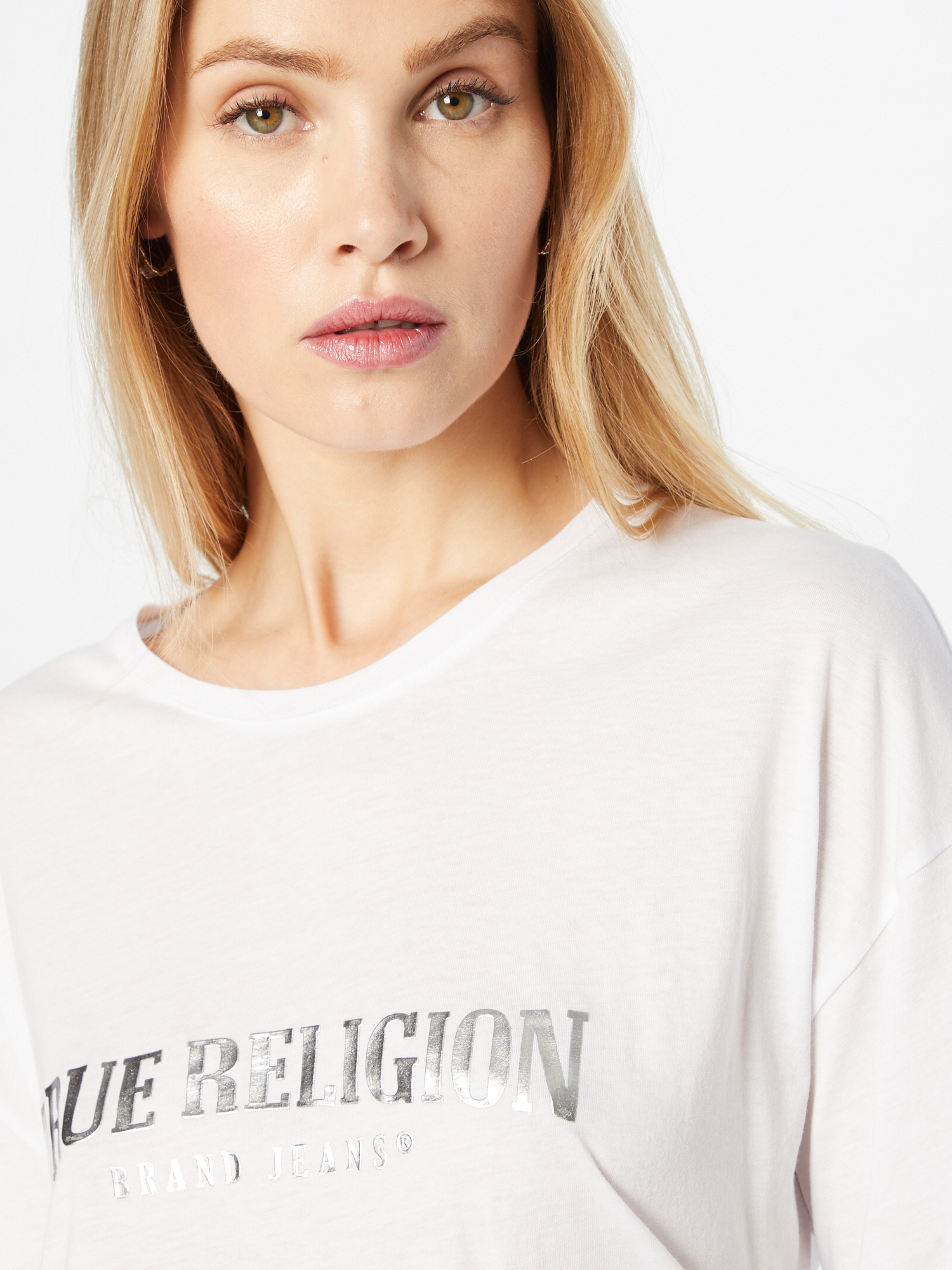 Donna 2MDbp True Religion T-Shirt in Bianco 